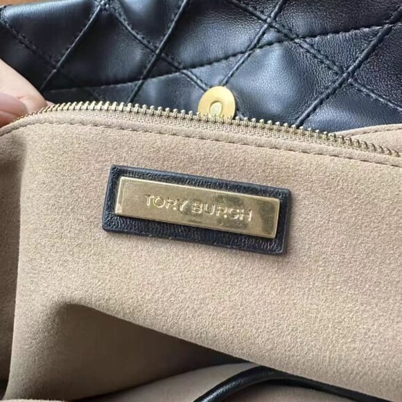 Tory burch!Fleming soft leather drawcord backpack! Tote bag! - Picture 5 of 7